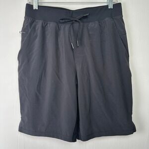 Lululemon T.H.E.‎ Short Mens M Black Lined Athletic Running Training Outdoor